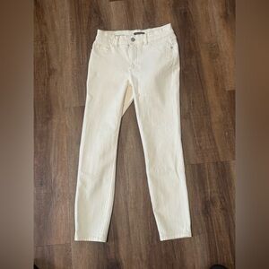 Women's Cream DL1961 Florence Skinny Midrise Crop Jeans Size 25